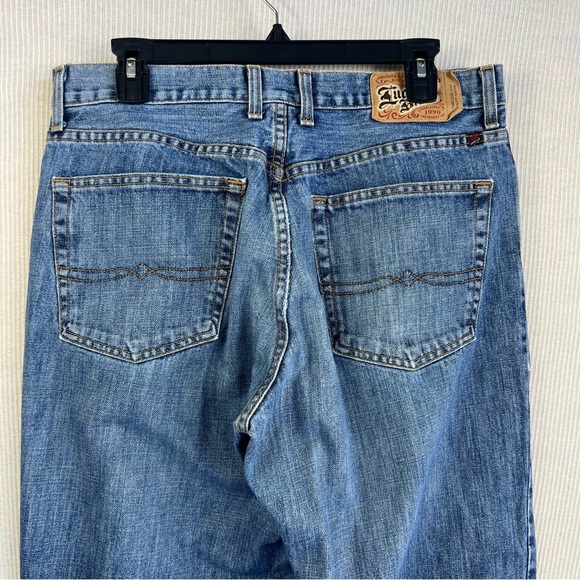 Lucky Brand Dungarees Timeless Jeans Men’s Waist Size 33 Medium Light Wash - Picture 6 of 14